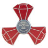 Red metal fidget spinner